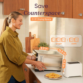 Cosori dehydrator included cookbook and accessories for versatile drying ideas