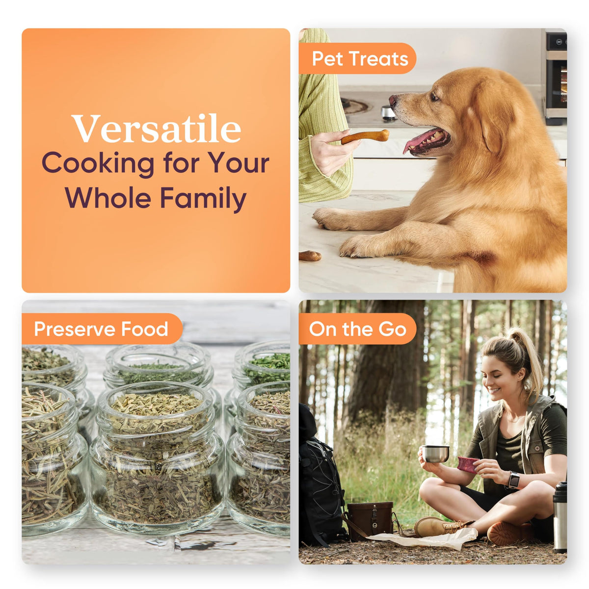 Cosori dehydrator perfect for jerky and meat snacks at home.