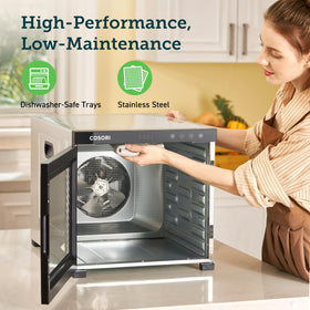 COSORI dehydrator in a kitchen setup for healthy snacks.