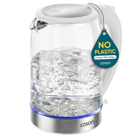 Cosori electric kettle with no plastic water contact for pure taste