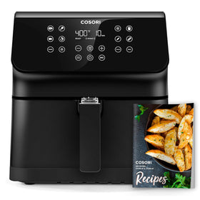 Cosori Pro II 12-in-1 air fryer front panel with intuitive controls and AdaptIQ.