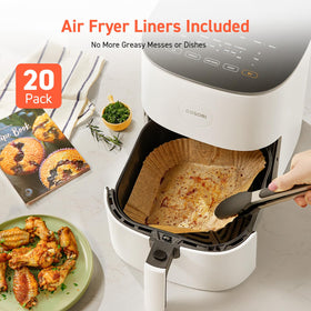 Cosori Pro LE compact design demonstration for space-saving in small kitchens