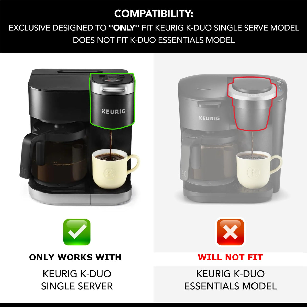 COSPARX carafe side view showing borosilicate glass durability.
