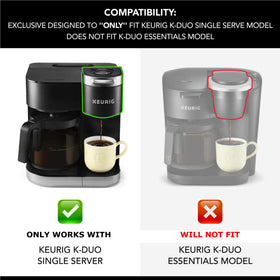 COSPARX carafe side view showing borosilicate glass durability.