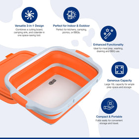 COSPARX collapsible storage flat for space-saving convenience