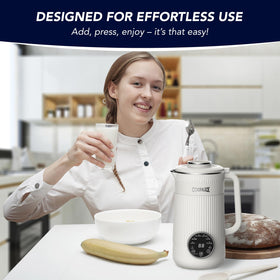 COSPARX accessories with measuring cup and strainer simplify prep
