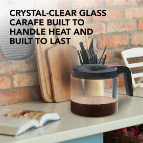 COSPARX clear labeling helps you measure coffee for precise servings.