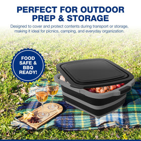 COSPARX XL sturdy construction supports heavy meals during barbecues