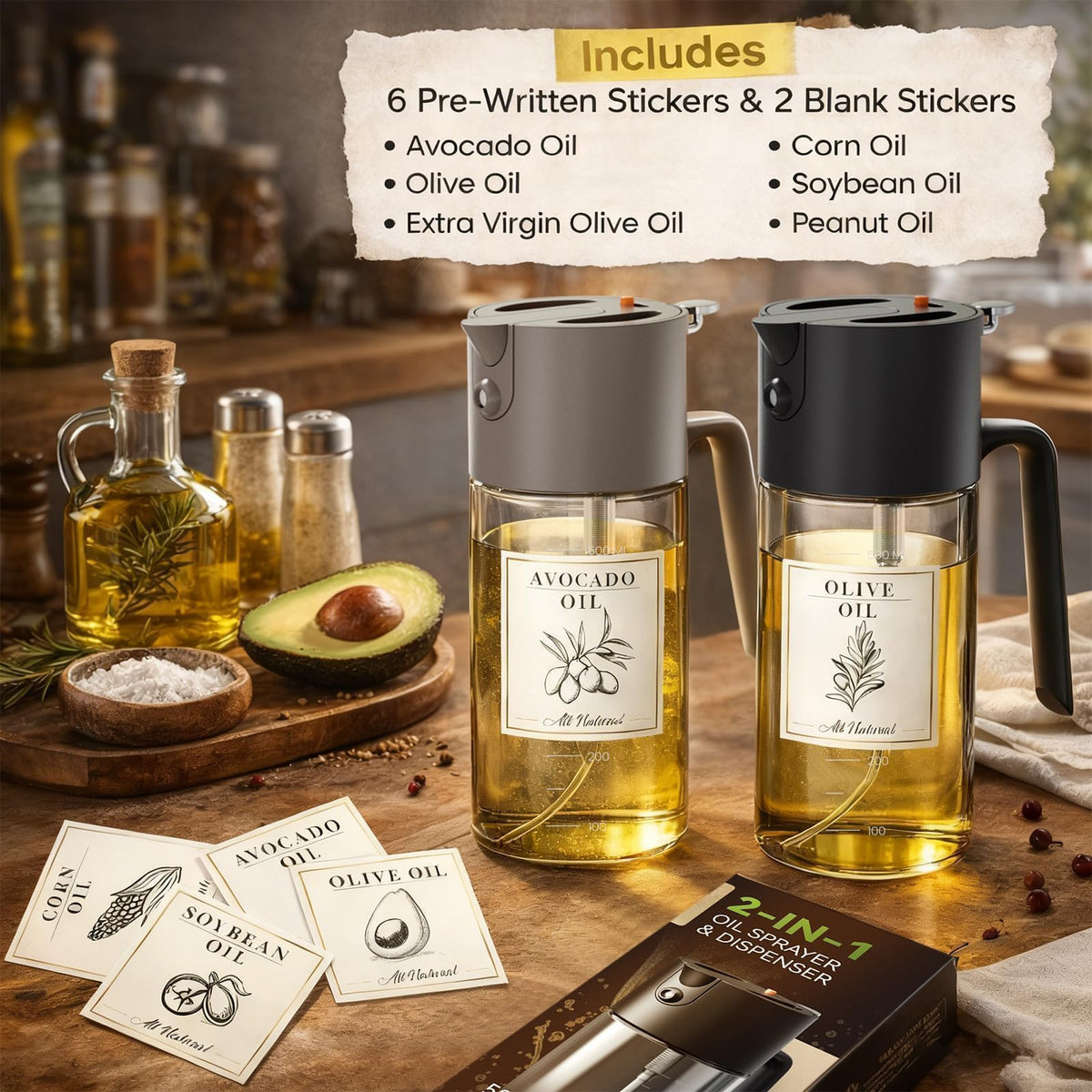 BPA-free glass and heat-resistant parts ensure safe kitchen use with Costop.