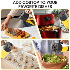 Costop Professional 500ml capacity reduces refills during cooking