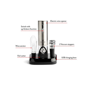 COSVINO foil cutter attachment simplifies bottle prep.