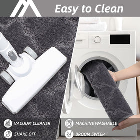 COSY HOMEER 20x59 inch mat fits front-of-sink spaces neatly.