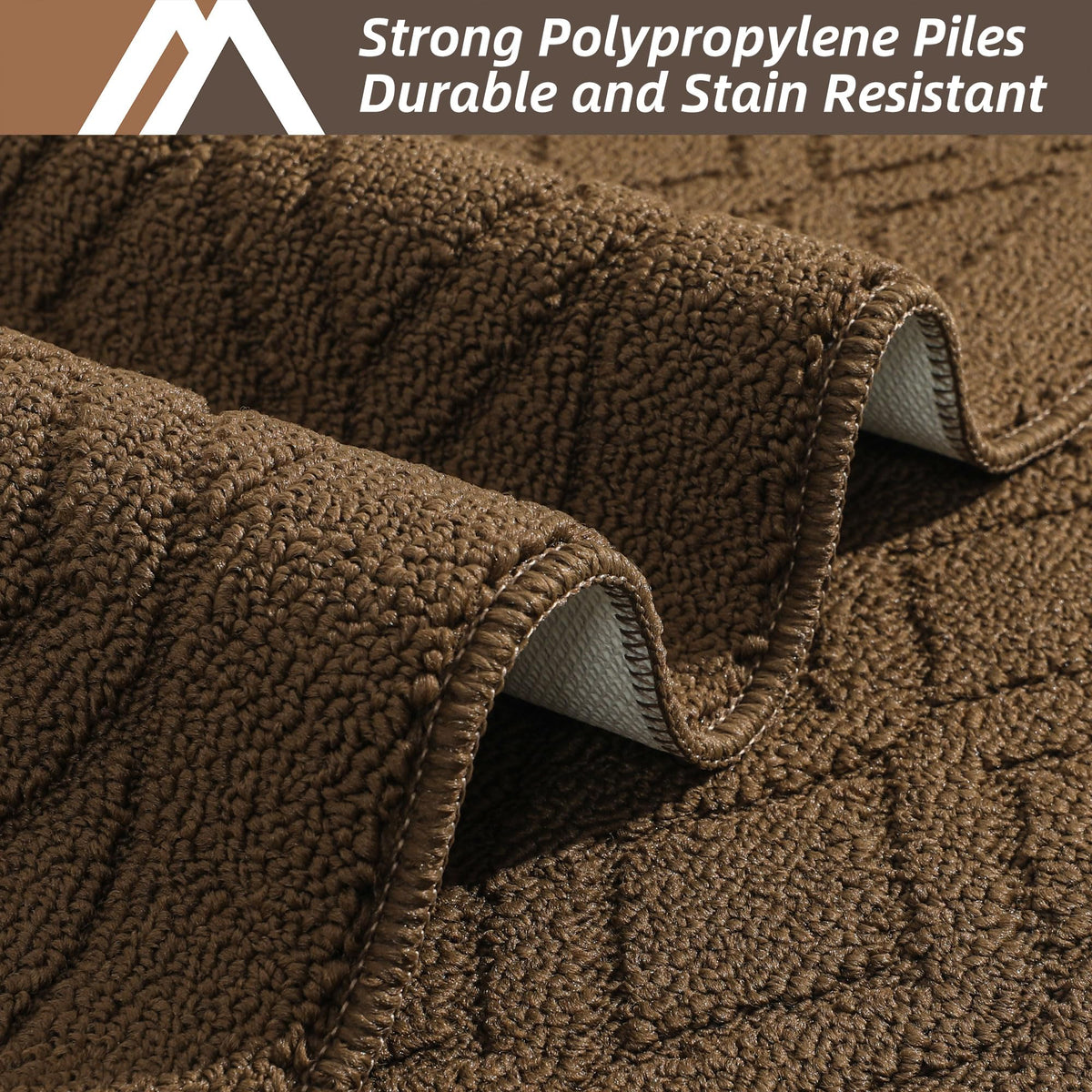 COSY HOMEER 30x20 kitchen rug demonstrates anti-slip design for stable steps by the sink.