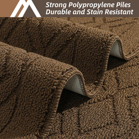 COSY HOMEER 30x20 kitchen rug demonstrates anti-slip design for stable steps by the sink.