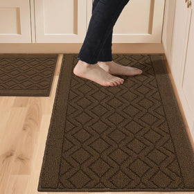 COSY HOMEER 48x20 kitchen rug with anti-slip surface for safer standing.