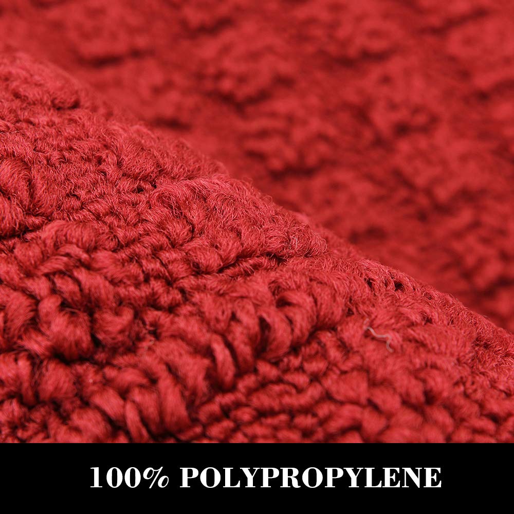 COSY HOMEER backside latex anti-slip layer enhances floor grip.