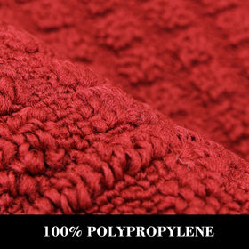 COSY HOMEER backside latex anti-slip layer enhances floor grip.