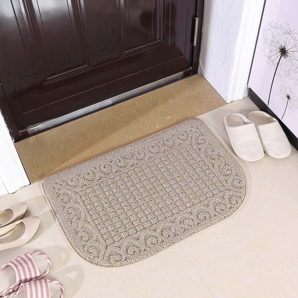 COSY HOMEER beige kitchen mat suitable for kitchen, living room, or entryway.