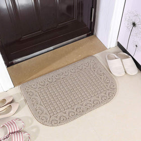 COSY HOMEER beige kitchen mat suitable for kitchen, living room, or entryway.