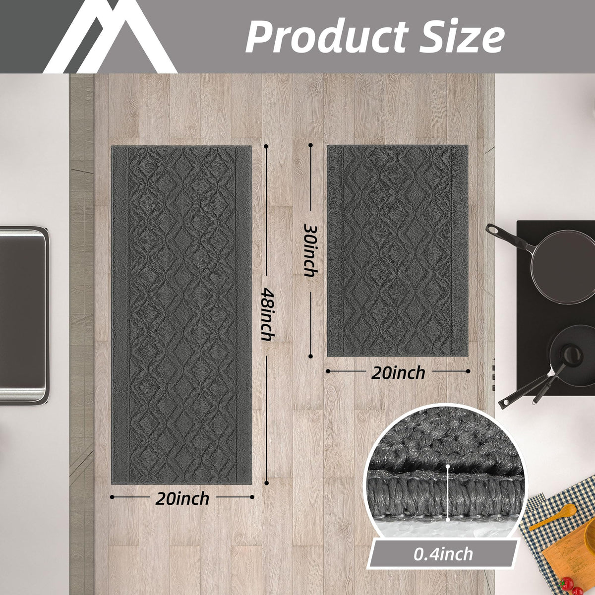 COSY HOMEER durable kitchen mat designed for everyday use.