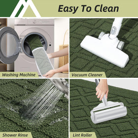 COSY HOMEER machine washable kitchen mat easy care.