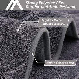 COSY HOMEER non-slip backing keeps the mat stable on kitchen floors.