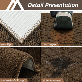 COSY HOMEER polypropylene mats deliver durability and stain resistance for daily use.