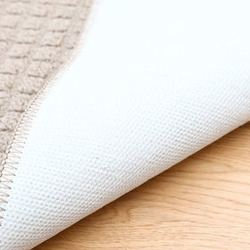 COSY HOMEER stain-resistant kitchen mat surface is easy to wipe or vacuum.