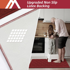 Anti-slip COSY HOMEER kitchen mat on smooth floor surface