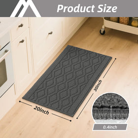 COSY HOMEER entryway rug adds style while absorbing spills at the doorway.
