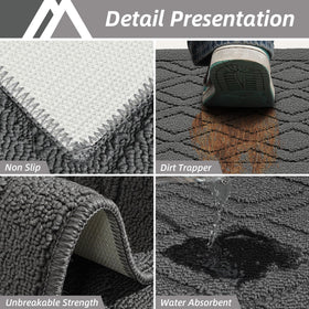 COSY HOMEER mat is machine-washable for quick cleanup after meals.
