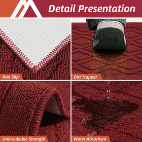 Machine washable COSY HOMEER kitchen mat ready for cleaning