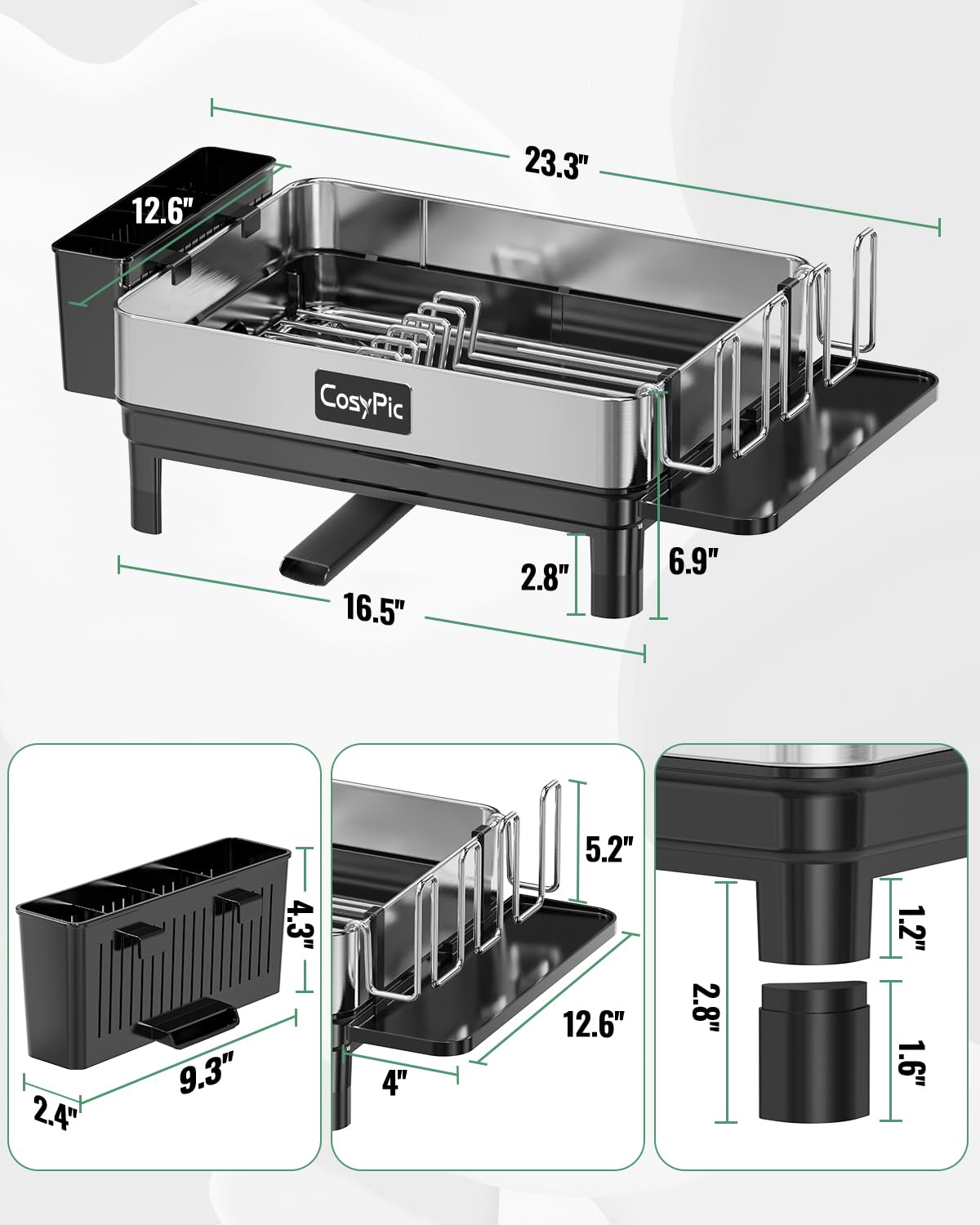 CosyPic installs quickly with no tools for a tidy kitchen upgrade.