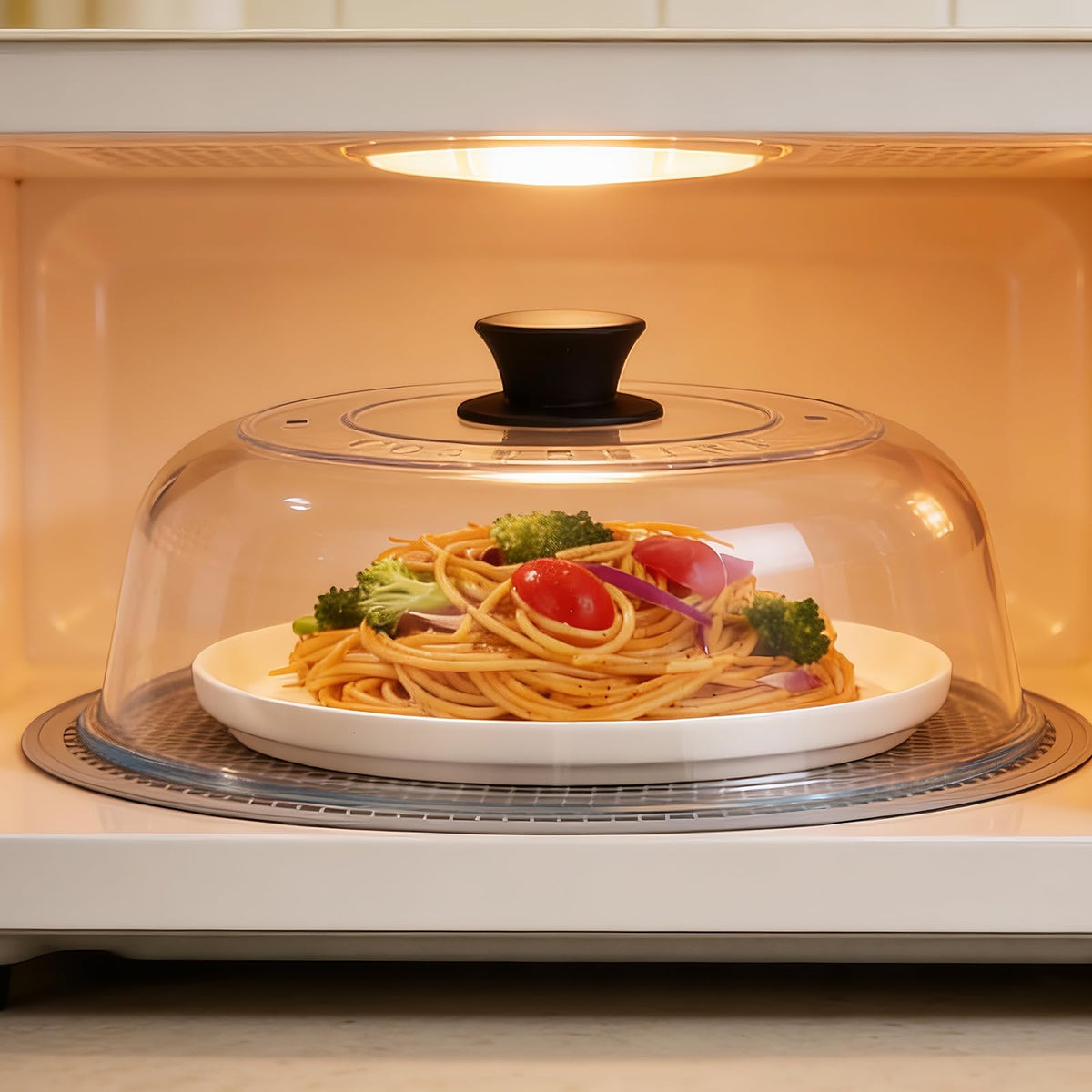 COSYSHINY dishwasher-safe glass lid eases cleanup after meals