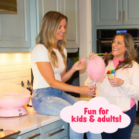 Cotton Candy Express 50 paper cones included for quick, mess-free serving