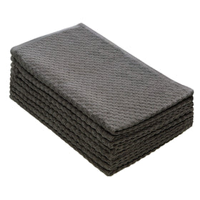 COTTON CRAFT Amazing Kitchen Towels close up waffle weave for quick drying.