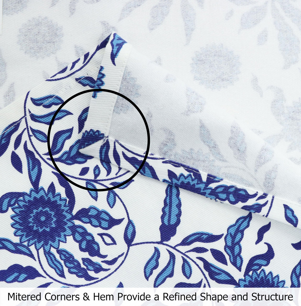 Cotton Craft reusable napkins provide a sustainable dining option.