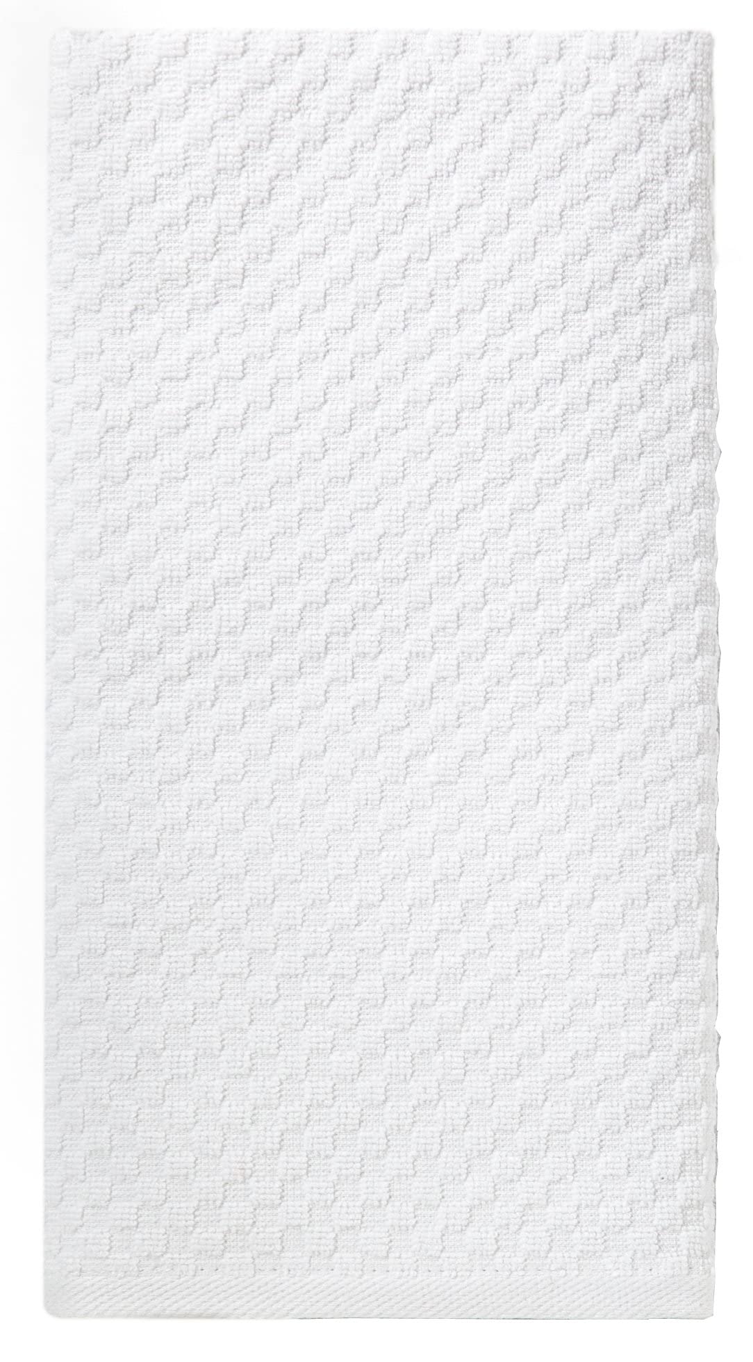 COTTON CRAFT Euro Café dishcloth demonstrates 2-ply strength for sturdy drying