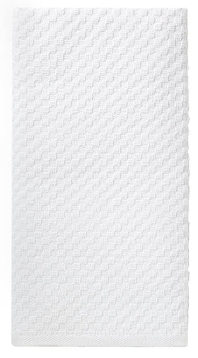 COTTON CRAFT Euro Café dishcloth demonstrates 2-ply strength for sturdy drying