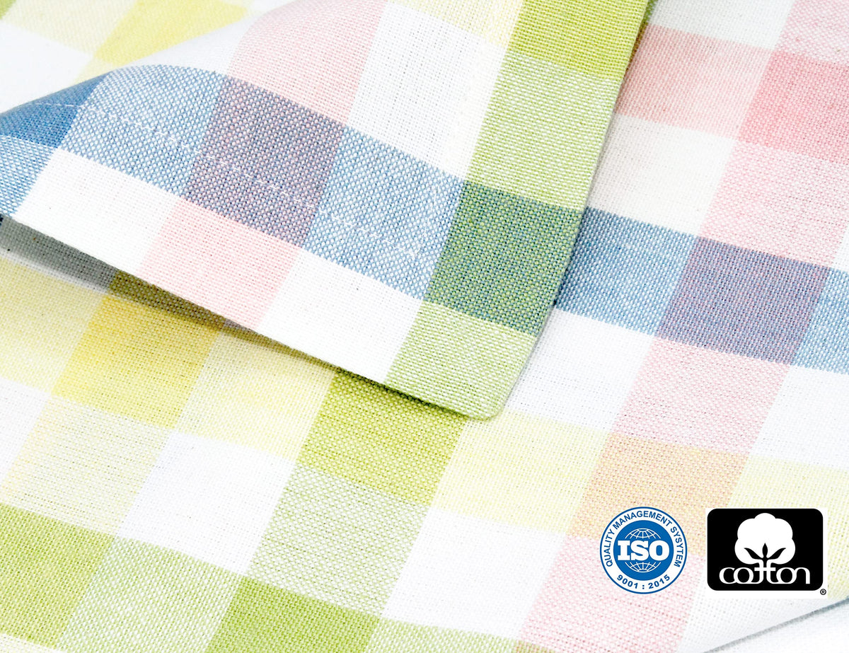 Cotton Craft bright pastel napkins light up spring dining moments