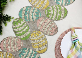 COTTON CRAFT Happy Hunting beaded craftsmanship highlights artisan quality.