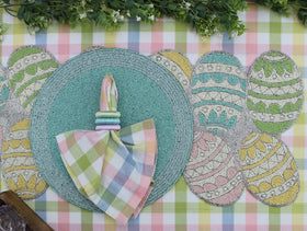 COTTON CRAFT Happy Hunting runner displayed on a dining table for holiday-ready ambiance.