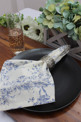 COTTON CRAFT napkins with mitered corners for crisp presentation