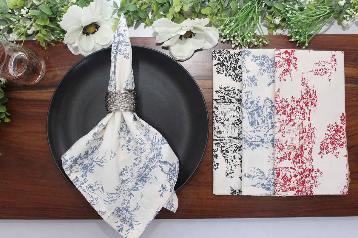 COTTON CRAFT napkins may shrink slightly after washing