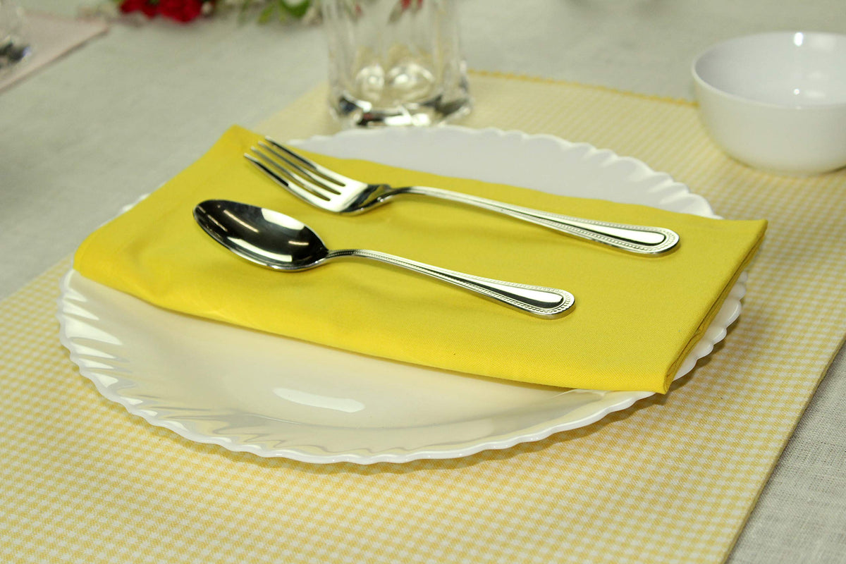 Cotton Craft reusable table linens help reduce disposables at every meal.