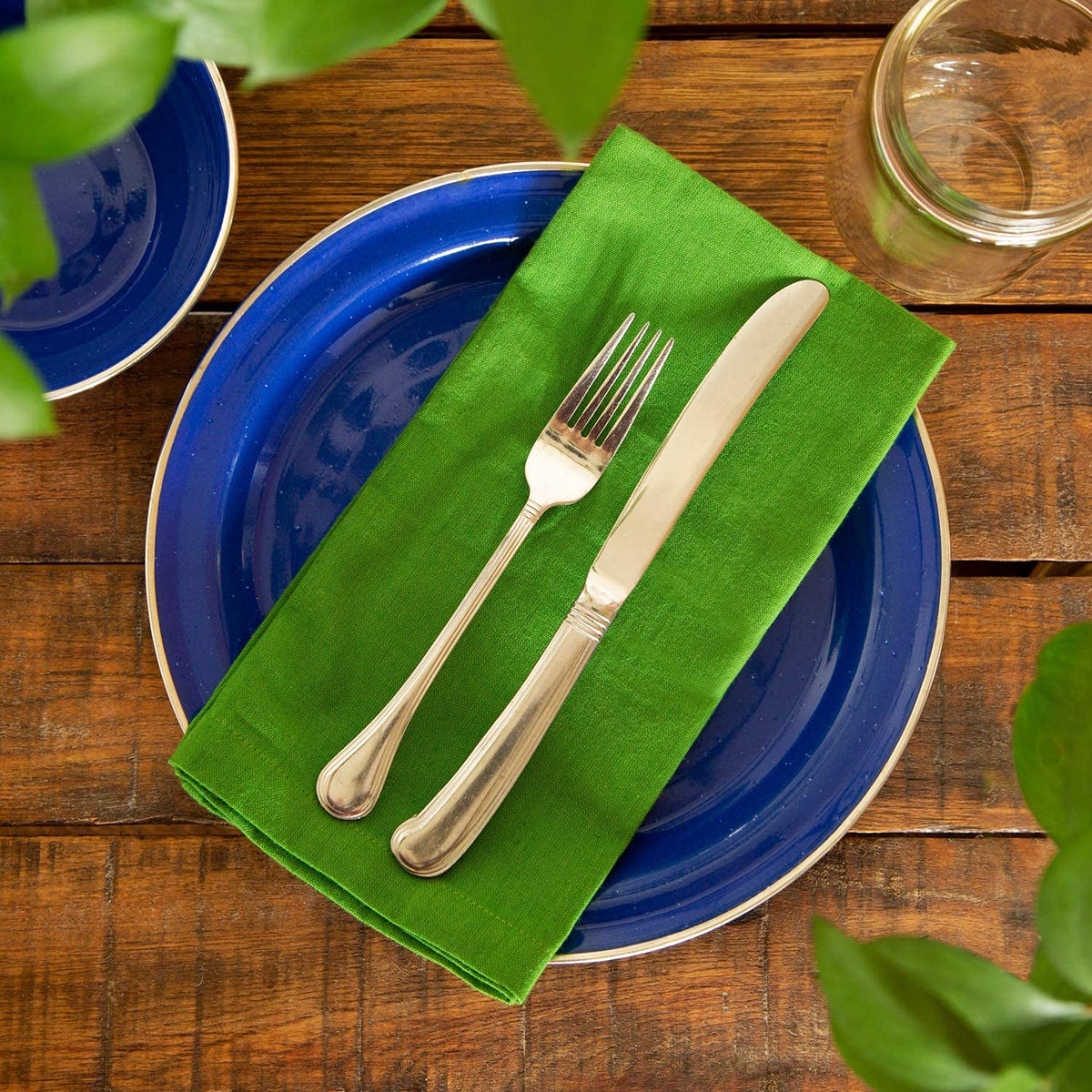 Cotton Craft washable napkins highlight eco-friendly, reusable dining option