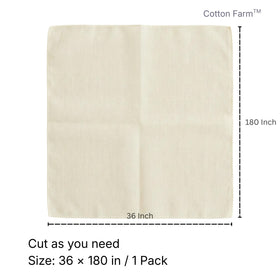 Cotton Farm from Mediterranean reusable kitchen cloth ideal for cheese-making and broths.
