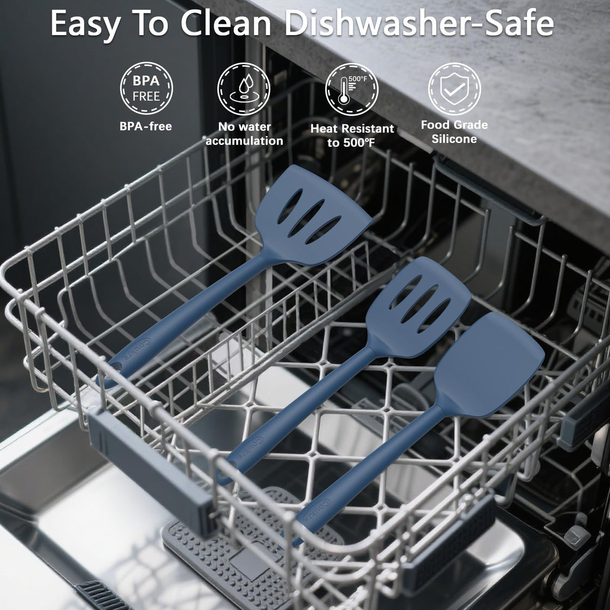 Coukre nonstick surface in use, easy cleaning after cooking.