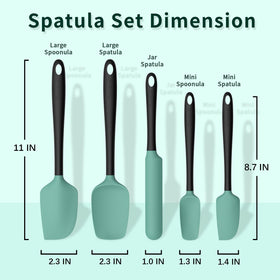 Coukre small spatula ideal for precise stirring and reachible corners.