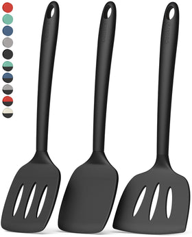 Coukre large fish spatula for delicate fish flipping with precision